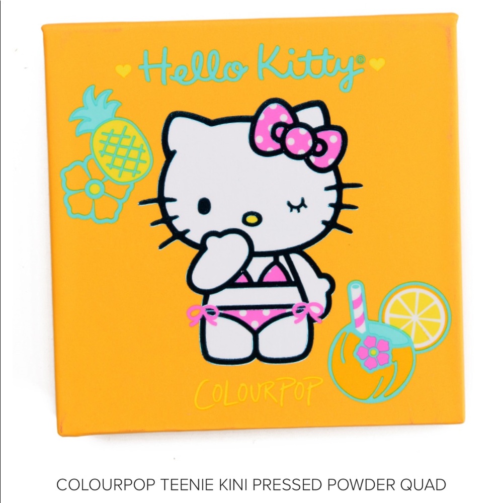 ColourPop x Hello Kitty Teenie Kini Quad NIB